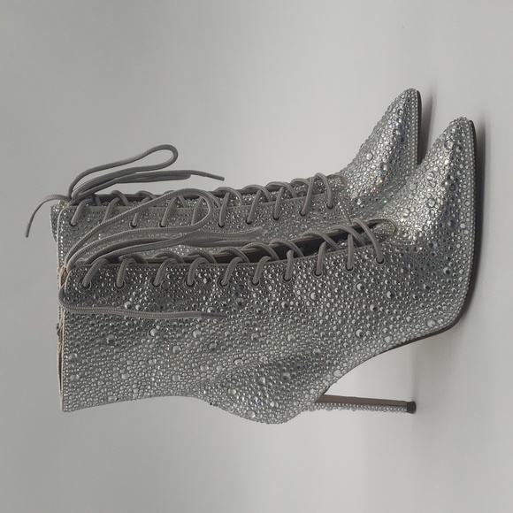 1065- Steve Madden Valency-R Rhinestone Knee Boots Women’s Size 6 – No Box - Picture 2 of 7